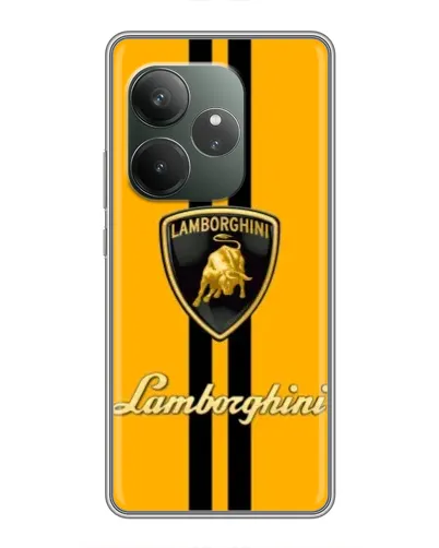 Чехол для Huawei Honor X5c Plus с картинкой «Lamborghini Stripe желтый»