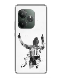 Чохол для Huawei Honor X5c Plus з картинкою «Чорно-білий силует Мессі» Чохол для Huawei Honor X5c Plus з картинкою «Чорно-білий силует Мессі»