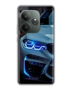 Чехол для Huawei Honor X5d Plus с картинкой «Взгляд BMW с синими фарами» Чехол для Huawei Honor X5d Plus с картинкой «Взгляд BMW с синими фарами»
