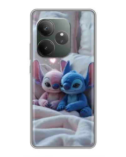 Чехол для Huawei Honor X5d Plus с картинкой «Плюшевые Стич Ангел»