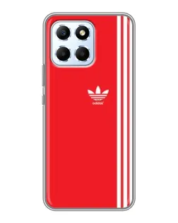 Чехол для Huawei Honor X6 с картинкой «Красный минимализм Adidas»
