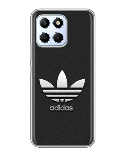Чехол для Huawei Honor X6 с картинкой «Adidas Карбоновая текстура»