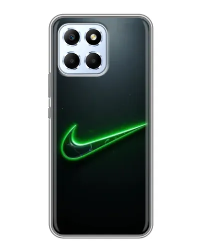 Чехол для Huawei Honor X6 с картинкой «Неоновый контур Nike»