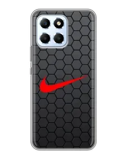 Чехол для Huawei Honor X6 с картинкой «Nike — карбоновая сетка»