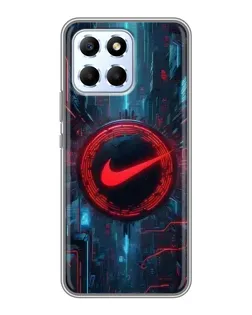 Чехол для Huawei Honor X6 с картинкой «Техногенный стиль Nike»