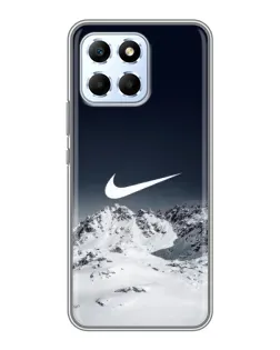 Чехол для Huawei Honor X6 с картинкой «Nike — зимние горы»