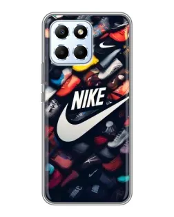 Чехол для Huawei Honor X6 с картинкой «Коллекция кроссовок Nike»