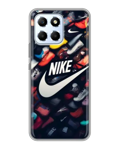 Чехол для Huawei Honor X6 с картинкой «Коллекция кроссовок Nike»