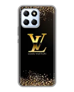 Чехол для Huawei Honor X6 с картинкой «LV — золотые искры»