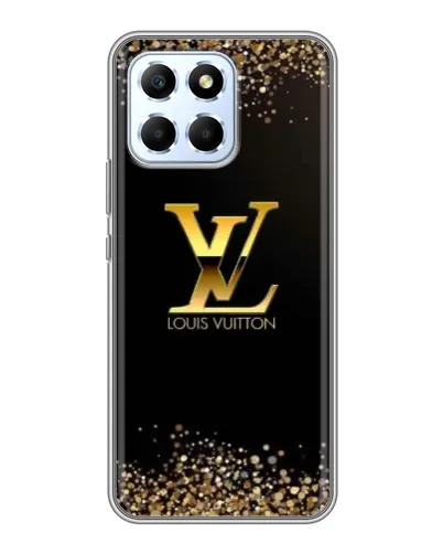 Чехол для Huawei Honor X6 с картинкой «LV — золотые искры»