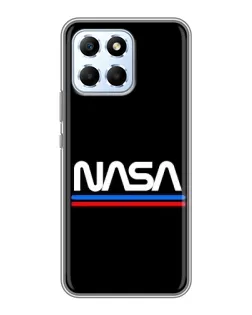 Чехол для Huawei Honor X6 с картинкой «NASA — классика Red Blue»