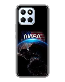 Чехол для Huawei Honor X6 с картинкой «Земля из космоса NASA»