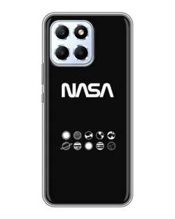 Чехол для Huawei Honor X6 с картинкой «NASA — технический принт»