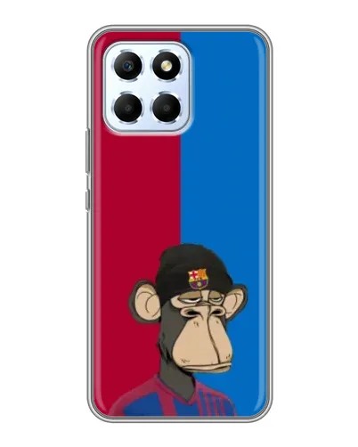 Чехол для Huawei Honor X6 с картинкой «Bored Ape — фанат Барсы» Чехол для Huawei Honor X6 с картинкой «Bored Ape — фанат Барсы»