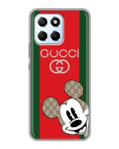 Чехол для Huawei Honor X6 с картинкой «Gucci — полосы и Микки» Чехол для Huawei Honor X6 с картинкой «Gucci — полосы и Микки»