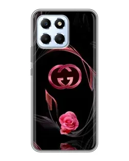 Чехол для Huawei Honor X6 с картинкой «Gucci — неоновая роза»