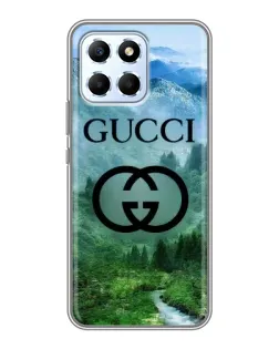 Чехол для Huawei Honor X6 с картинкой «Gucci — горный пейзаж»