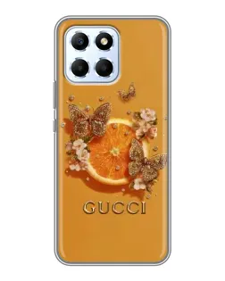 Чехол для Huawei Honor X6 с картинкой «Gucci — золотые бабочки» Чехол для Huawei Honor X6 с картинкой «Gucci — золотые бабочки»