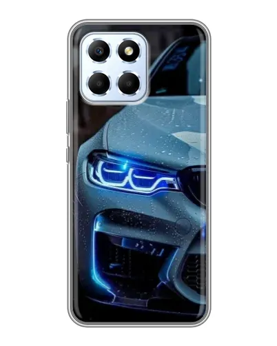 Чехол для Huawei Honor X6 с картинкой «Взгляд BMW с синими фарами»