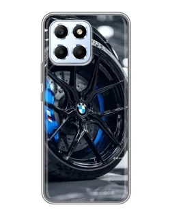 Чехол для Huawei Honor X6 с картинкой «Колесо BMW вблизи»