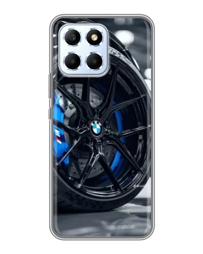 Чехол для Huawei Honor X6 с картинкой «Колесо BMW вблизи»