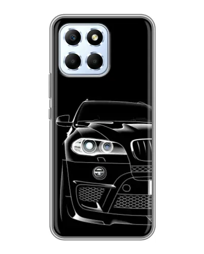 Чехол для Huawei Honor X6 с картинкой «Темный силуэт BMW»