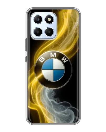 Чехол для Huawei Honor X6 с картинкой «Золотистый дым BMW»