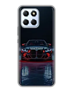 Чехол для Huawei Honor X6 с картинкой «BMW на мокрой дороге»