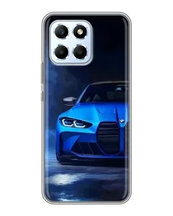Чехол для Huawei Honor X6 с картинкой «Голубая BMW M4»