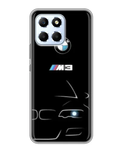 Чехол для Huawei Honor X6 с картинкой «Минималистичный принт BMW M3»