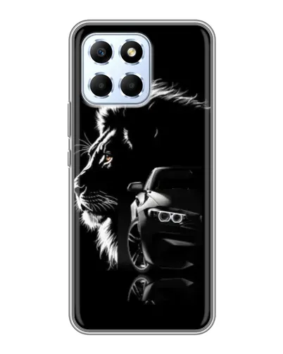 Чехол для Huawei Honor X6 с картинкой «BMW и лев»