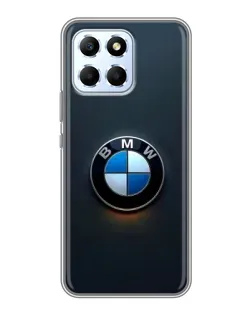 Чехол для Huawei Honor X6 с картинкой «Логотип BMW — минимализм»