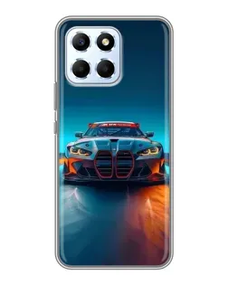 Чохол для Huawei Honor X6 з картинкою «BMW — вогні неону»