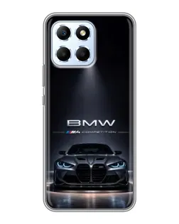 Чохол для Huawei Honor X6 з картинкою «BMW крізь нічне місто»