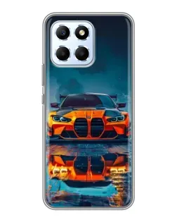Чохол для Huawei Honor X6 з картинкою «BMW — золота емблема»