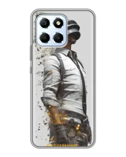 Чехол для Huawei Honor X6 с картинкой «PUBG — боец в пыли»