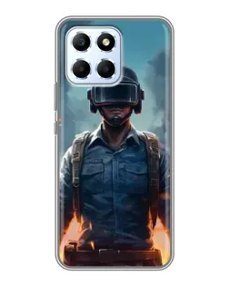 Чехол для Huawei Honor X6 с картинкой «PUBG — реалистичный герой»
