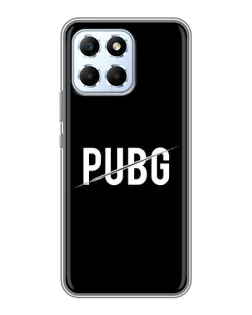 Чехол для Huawei Honor X6 с картинкой «PUBG — белый логотип»