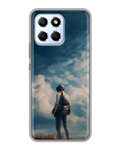 Чехол для Huawei Honor X6 с картинкой «Герой PUBG на скале» Чехол для Huawei Honor X6 с картинкой «Герой PUBG на скале»