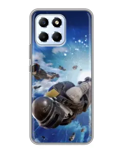 Чехол для Huawei Honor X6 с картинкой «Десант PUBG — прыжок»