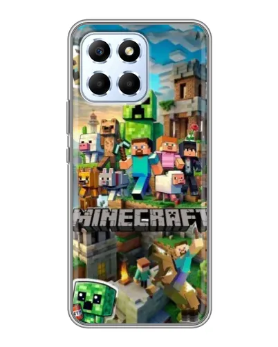 Чехол для Huawei Honor X6 с картинкой «Замок Minecraft»