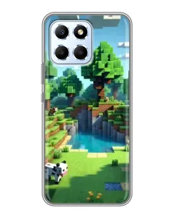 Чехол для Huawei Honor X6 с картинкой «Minecraft летний день»
