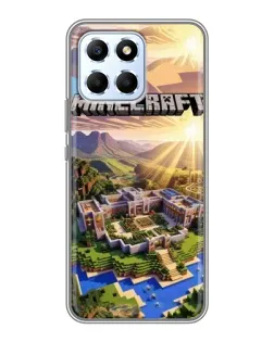 Чехол для Huawei Honor X6 с картинкой «Minecraft панорама»