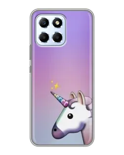 Чехол для Huawei Honor X6 с картинкой «Единорог градиент»