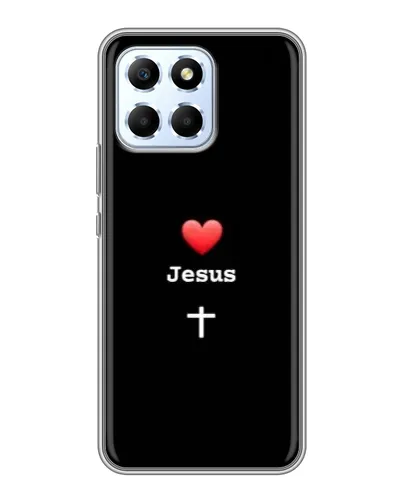 Чехол для Huawei Honor X6 с картинкой «Сердце - Jesus» Чехол для Huawei Honor X6 с картинкой «Сердце - Jesus»