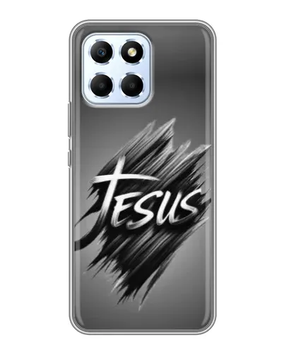 Чехол для Huawei Honor X6 с картинкой «Надпись Jesus Graffiti» Чехол для Huawei Honor X6 с картинкой «Надпись Jesus Graffiti»