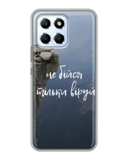 Чехол для Huawei Honor X6 с картинкой «Вера над пропастью»