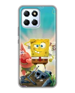 Чехол для Huawei Honor X6 с картинкой «Спанч Боб победитель»