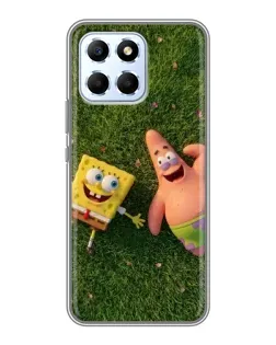 Чехол для Huawei Honor X6 с картинкой «Друзья на лужайке»