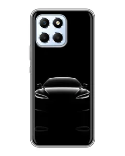 Чохол для Huawei Honor X6 з картинкою «Силует Tesla Night»